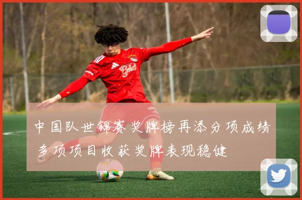 中国队世锦赛奖牌榜再添分项成绩 多项项目收获奖牌表现稳健