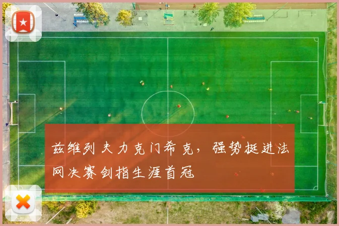 兹维列夫力克门希克,强势挺进法网决赛剑指生涯首冠